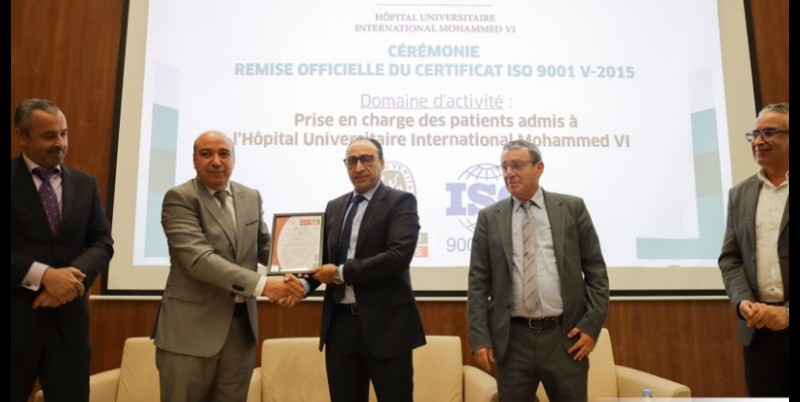 بفضل التزامه بالتحسين المستمر في نوعية الرعاية الطبية المقدمة في مختلف مرافقه: المستشفى الجامعي الدولي محمد السادس ببوسكورة يحصد شهادة الجودة